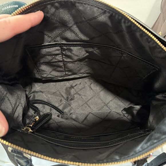 Michael Kors Elson Python Embossed Convertible Satchel Top Handle Crossbody - Picture 16 of 16